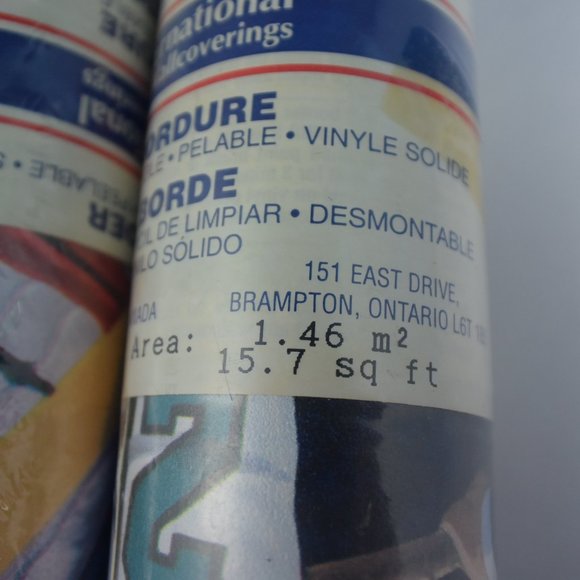 2 Rolls Vintage Sports-Themed Wallpaper Border - Picture 8 of 8